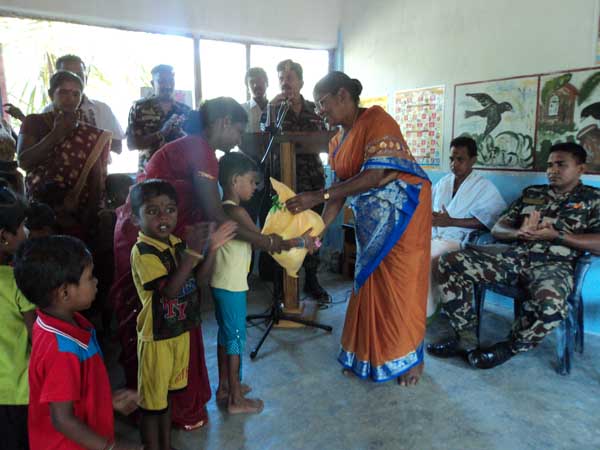 முல்லைத்தீவு விமானப்படை முகாமின் சமூக சேவைத்திட்டம்.