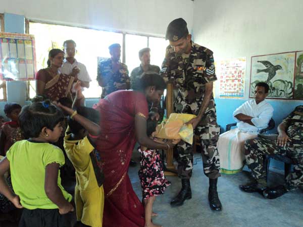 முல்லைத்தீவு விமானப்படை முகாமின் சமூக சேவைத்திட்டம்.