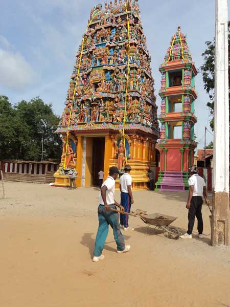 முல்லைத்தீவு விமானப்படை முகாமின் சமூக சேவைத்திட்டம்.