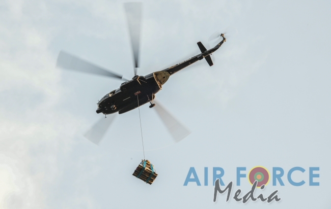 Heaviest Ever Underslung Operation in the History of the Sri Lanka Air Force