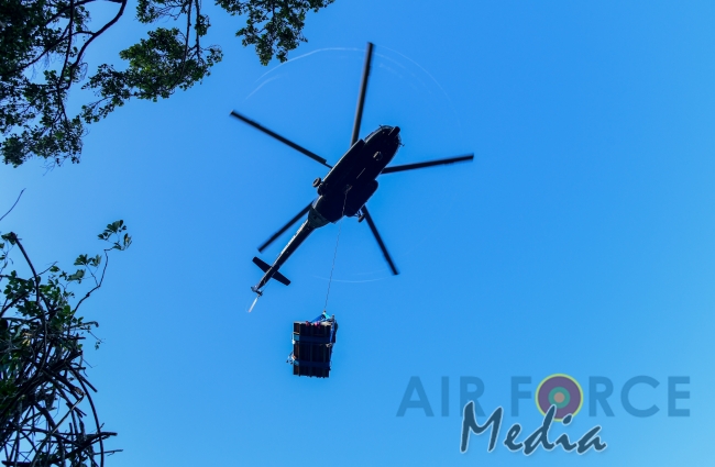 Heaviest Ever Underslung Operation in the History of the Sri Lanka Air Force