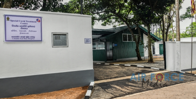 SLAF HANDS OVER NEW WARD COMPLEX TO HEALTH AUTHORITIES AT MULLERIYAWA BASE HOSPITAL