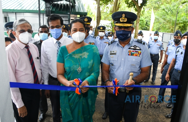 SLAF HANDS OVER NEW WARD COMPLEX TO HEALTH AUTHORITIES AT MULLERIYAWA BASE HOSPITAL