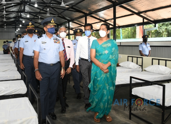 SLAF HANDS OVER NEW WARD COMPLEX TO HEALTH AUTHORITIES AT MULLERIYAWA BASE HOSPITAL