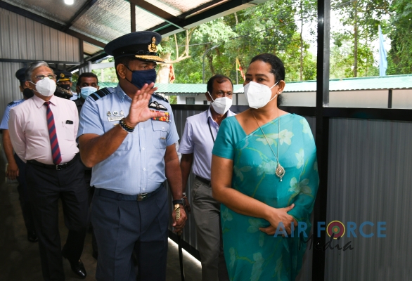 SLAF HANDS OVER NEW WARD COMPLEX TO HEALTH AUTHORITIES AT MULLERIYAWA BASE HOSPITAL