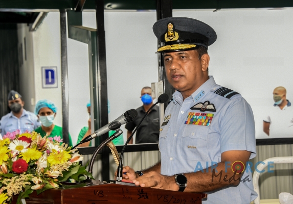 SLAF HANDS OVER NEW WARD COMPLEX TO HEALTH AUTHORITIES AT MULLERIYAWA BASE HOSPITAL
