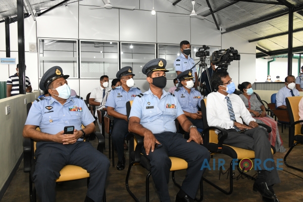 SLAF HANDS OVER NEW WARD COMPLEX TO HEALTH AUTHORITIES AT MULLERIYAWA BASE HOSPITAL