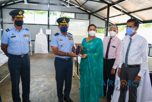 SLAF HANDS OVER NEW WARD COMPLEX TO HEALTH AUTHORITIES AT MULLERIYAWA BASE HOSPITAL