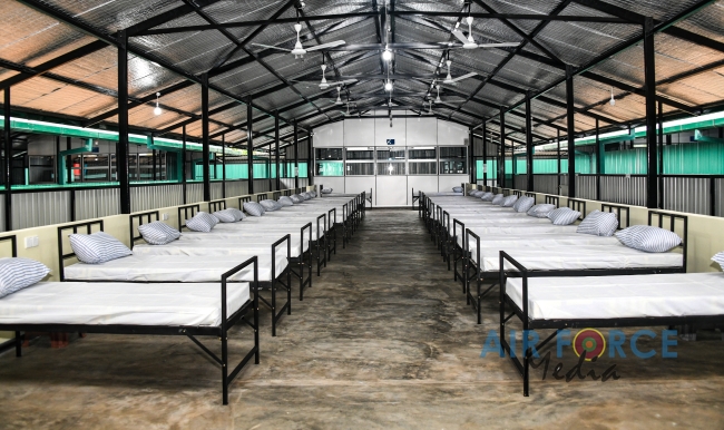 SLAF HANDS OVER NEW WARD COMPLEX TO HEALTH AUTHORITIES AT MULLERIYAWA BASE HOSPITAL
