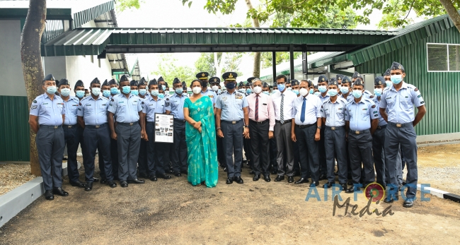 SLAF HANDS OVER NEW WARD COMPLEX TO HEALTH AUTHORITIES AT MULLERIYAWA BASE HOSPITAL
