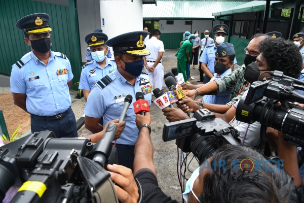 SLAF HANDS OVER NEW WARD COMPLEX TO HEALTH AUTHORITIES AT MULLERIYAWA BASE HOSPITAL