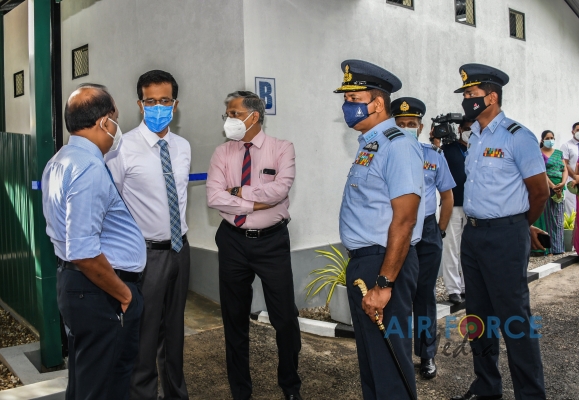 SLAF HANDS OVER NEW WARD COMPLEX TO HEALTH AUTHORITIES AT MULLERIYAWA BASE HOSPITAL