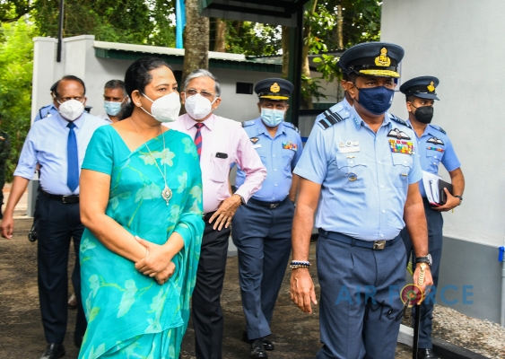 SLAF HANDS OVER NEW WARD COMPLEX TO HEALTH AUTHORITIES AT MULLERIYAWA BASE HOSPITAL