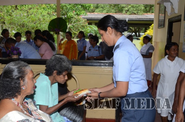 Taking the time to Care: SLAF Seva Vanitha Visits Mulleriyawa