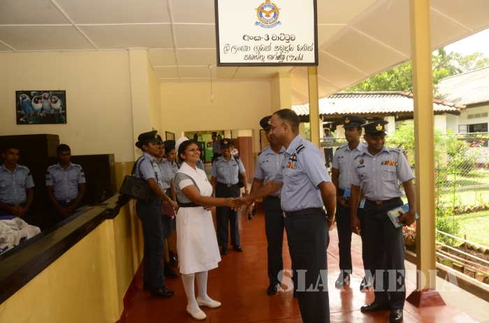 SLAF SVU Visits Ward No 03 of Mulleriyawa Hospital