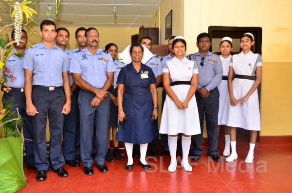 முல்லேரிய மனநோய் மருத்துவமனைக்கு விமானப்படையின் உதவிகள்.