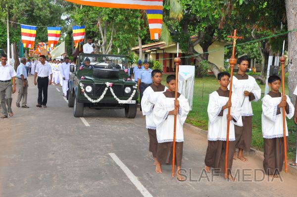 Religious Harmony of SLAF Showcased with Multi Religious Shrine