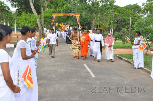 Religious Harmony of SLAF Showcased with Multi Religious Shrine