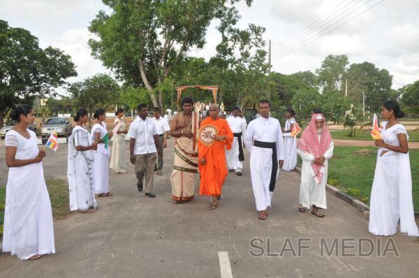 Religious Harmony of SLAF Showcased with Multi Religious Shrine