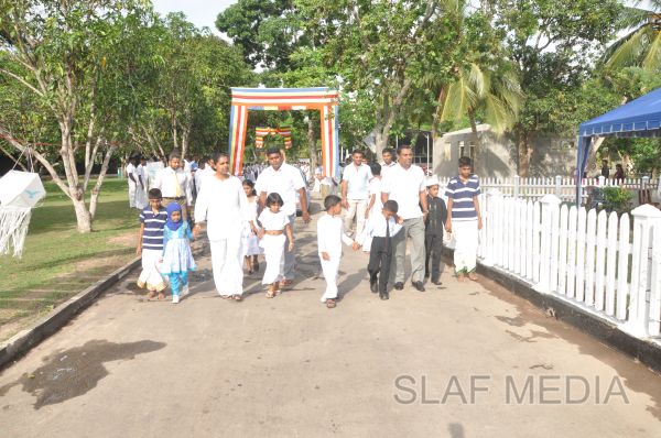 Religious Harmony of SLAF Showcased with Multi Religious Shrine