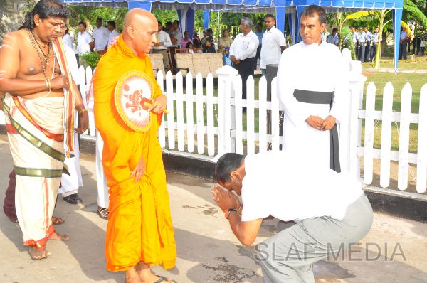 Religious Harmony of SLAF Showcased with Multi Religious Shrine