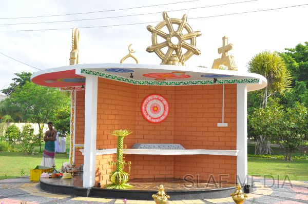 Religious Harmony of SLAF Showcased with Multi Religious Shrine