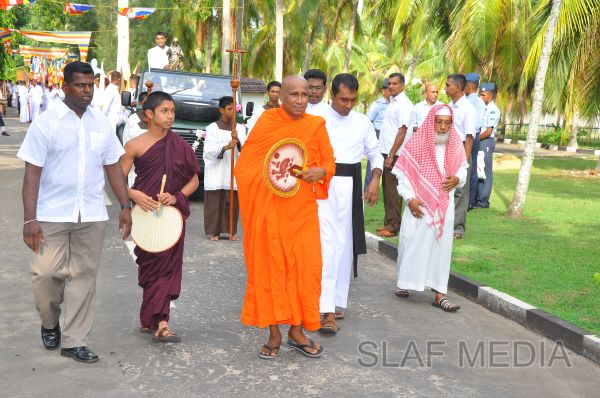 Religious Harmony of SLAF Showcased with Multi Religious Shrine