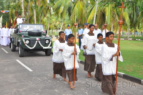 Religious Harmony of SLAF Showcased with Multi Religious Shrine