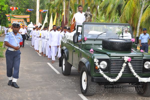 Religious Harmony of SLAF Showcased with Multi Religious Shrine