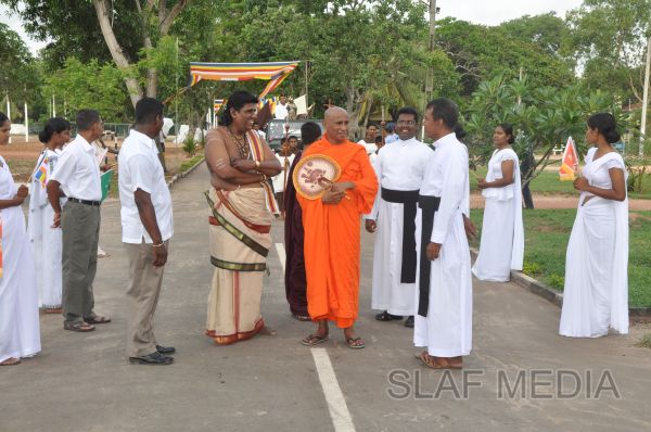 Religious Harmony of SLAF Showcased with Multi Religious Shrine