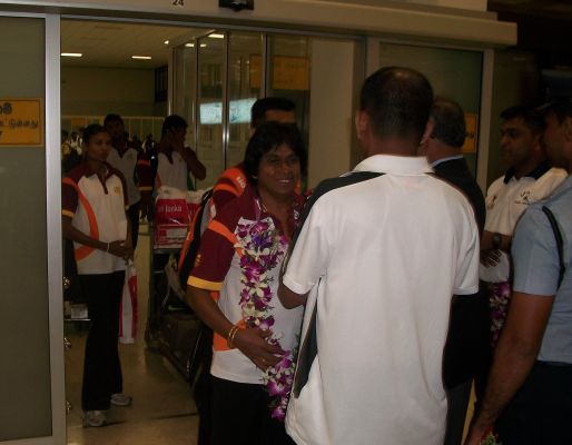 NImali won a Gold Medal