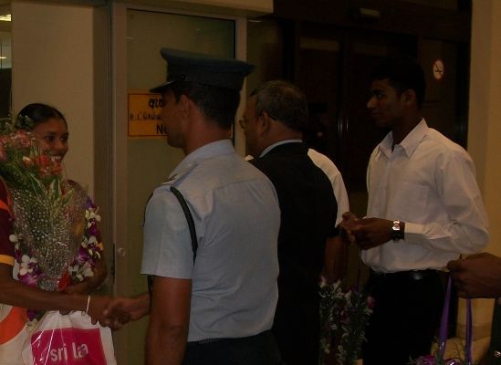 NImali won a Gold Medal
