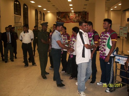 NImali won a Gold Medal