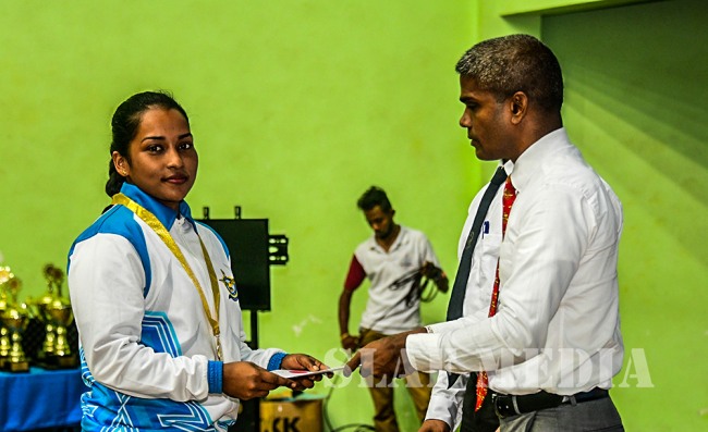SLAF Women's Weightlifters Senior National Weightlifting Champions 2018