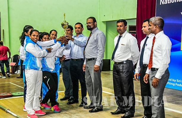 SLAF Women's Weightlifters Senior National Weightlifting Champions 2018