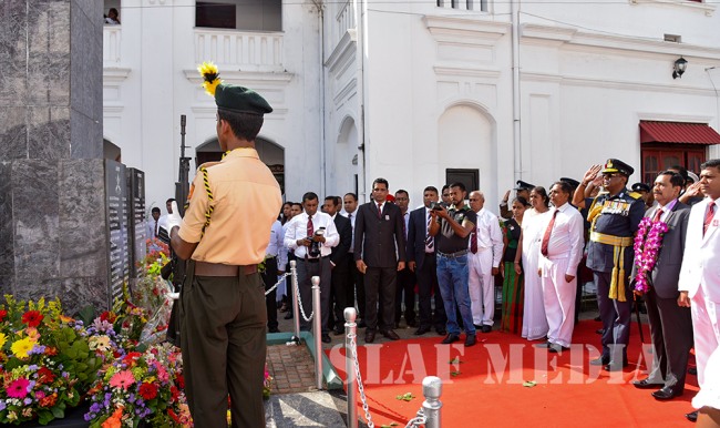 Commander attends the Nalanda Ranaviru Upahara 2018
