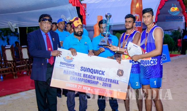 Air Force Men and Women Become Under 21 Champions at National Beach Volleyball Championship 2018