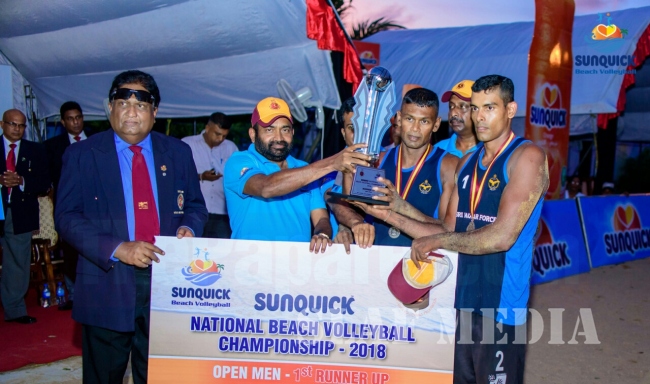 Air Force Men and Women Become Under 21 Champions at National Beach Volleyball Championship 2018