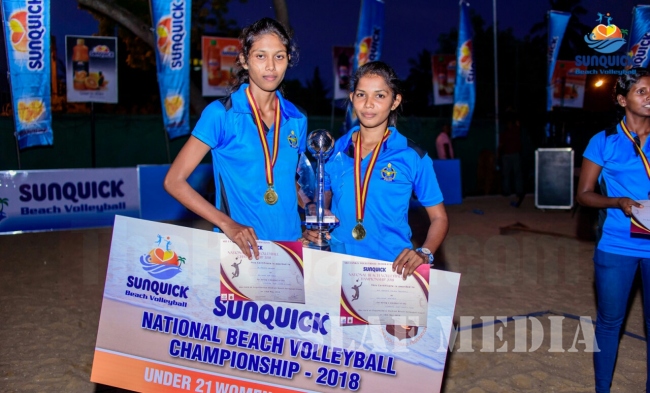 Air Force Men and Women Become Under 21 Champions at National Beach Volleyball Championship 2018