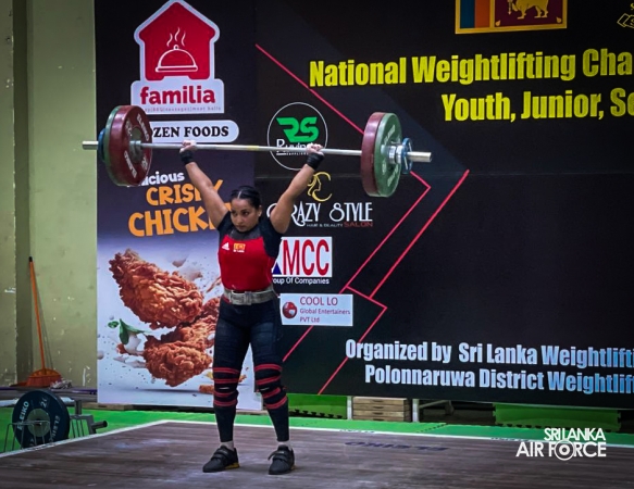 SLAF DOMINATES NATIONAL WEIGHTLIFTING CHAMPIONSHIP WITH OUTSTANDING PERFORMANCES