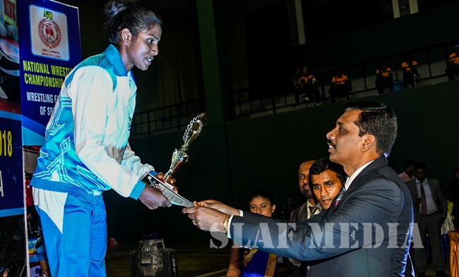 SLAF Women’s Team Win Third Consecutive National Wrestling Championship