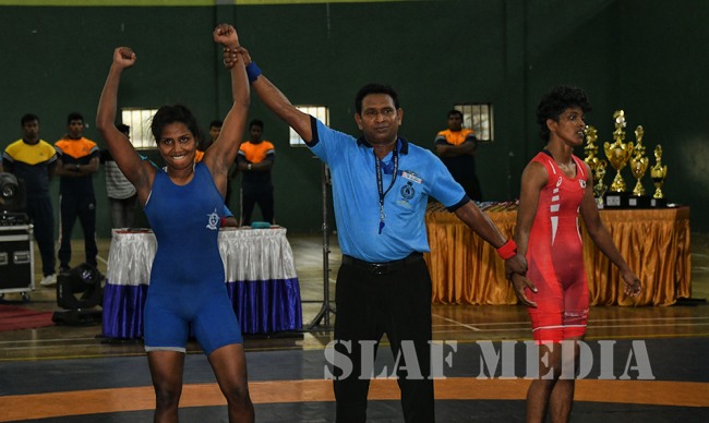 SLAF Women’s Team Win Third Consecutive National Wrestling Championship
