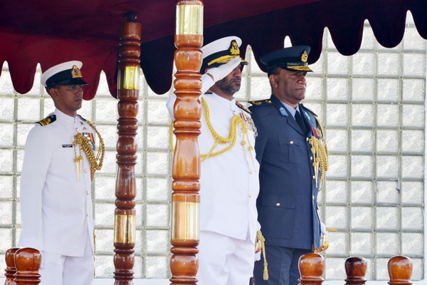 New Navy Chief Meets Commander of the Air force Head