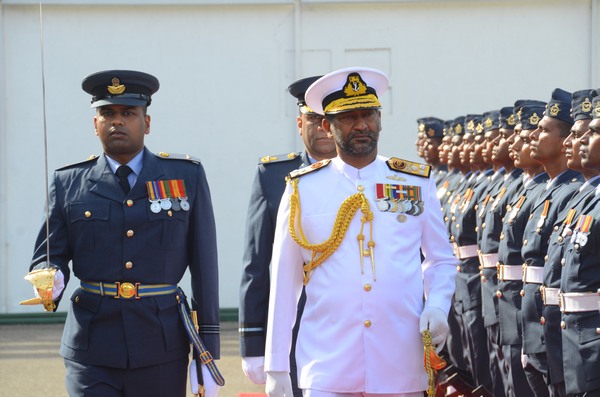 New Navy Chief Meets Commander of the Air force Head