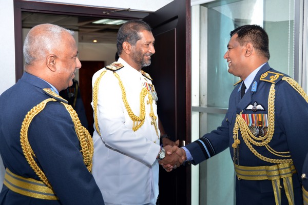 New Navy Chief Meets Commander of the Air force Head