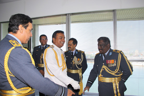 Navy Commander visits CDS