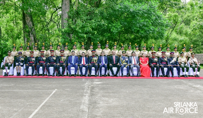 COMMANDER OF THE AIR FORCE HONOURS ANANDA COLLEGE CADET PLATOON
ACHIEVEMENTS AT NCC CEREMONY