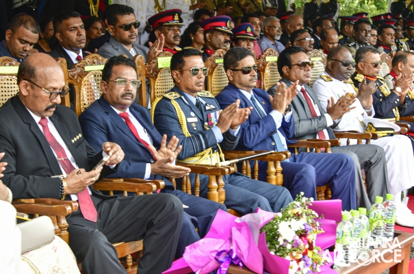 COMMANDER
OF THE AIR FORCE HONOURS ANANDA COLLEGE CADET PLATOON ACHIEVEMENTS AT
NCC CEREMONY