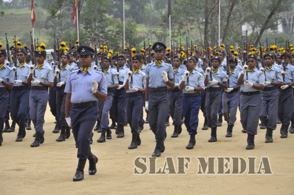 Annual Assessment Camp of Air Wing (Boys) Cadets NCC at SLAF CTS Dla