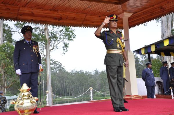 Passing Out Parade of Annual Assessment Camp of
NCC Air Wing Cadets (Girls) Held at The Combat
Training School Diyatalawa